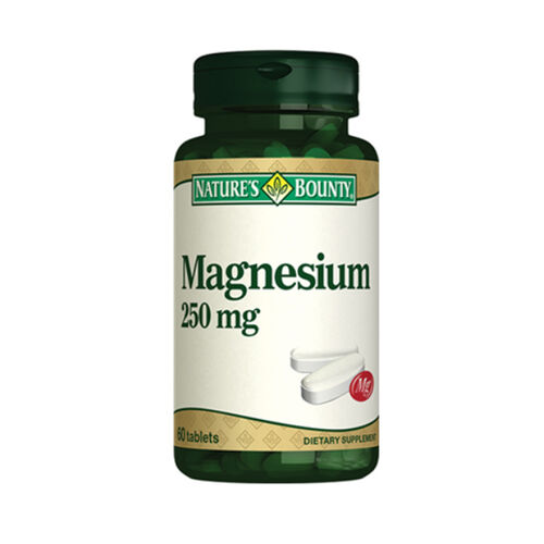 Natures Bounty Magnesium 250 mg Takviye Edici Gıda 60 Tablet