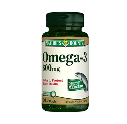 Natures Bounty Omega 3 600 mg Takviye Edici Gıda 30 Kapsül