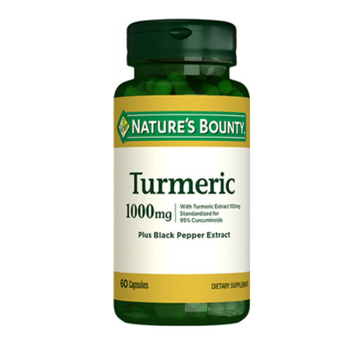 Natures Bounty Turmeric 1000 mg Plus Black Pepper Takviye Edici Gıda 60 Kapsül