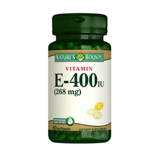 Natures Bounty Vitamin E-400 IU Takviye Edici Gıda 50 Jelatin Kapsül