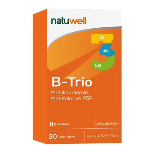 Natuwell B-Trio Dilaltı Tablet 30 Adet