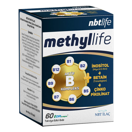 NBT İlaç Methllife Takviye Edici Gıda 60 Kapsül
