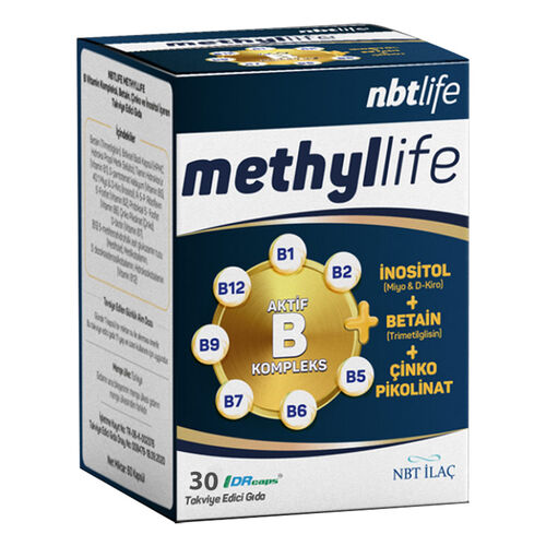 NBT İlaç Methllife Takviye Edici Gıda 30 Kapsül