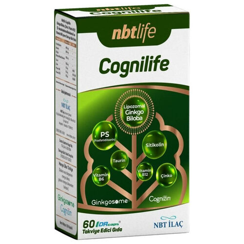 NBT Life Cognilife Takviye Edici Gıda 60 Kapsül
