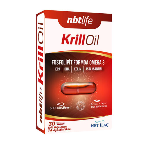 Nbt Life Krill Oil Takviye Edici Gıda 30 Kapsül