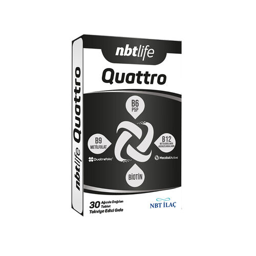 Nbt Life Quattro Takviye Edici Gıda 30 Tablet