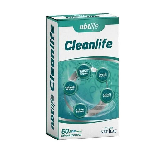 NbtLlife Cleanlife Takviye Edici Gıda 60 Kapsül