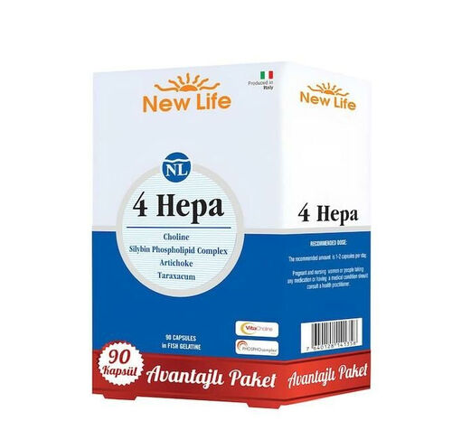 New Life 4 Hepa Takviye Edici Gıda 90 Kapsül