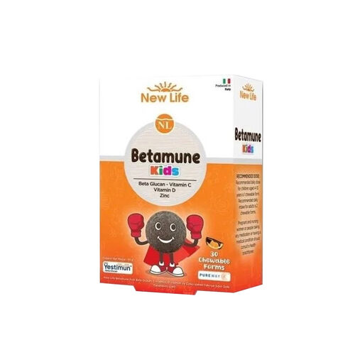 New Life Betamune Kids 30 Çiğneme Tableti