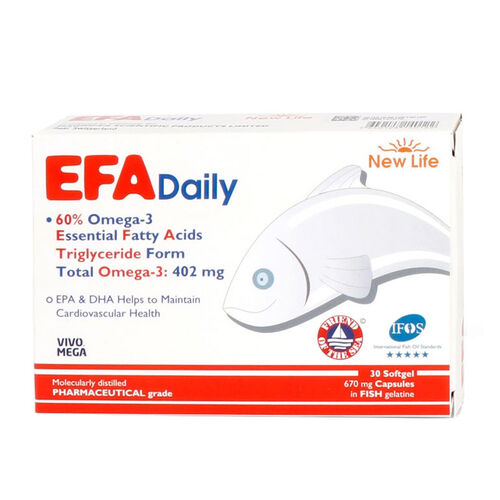 New Life EFA Daily Takviye Edici Gıda 30 Kapsül