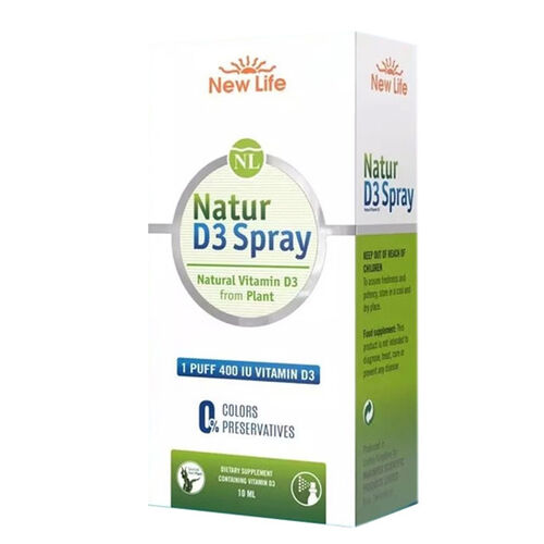 New Life Natur D3 Spray Takviye Edici Gıda 10 ml