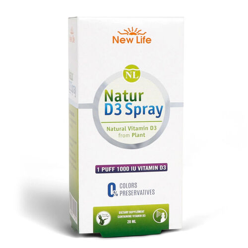 New Life Natur D3 Takviye Edici Gıda 20ml