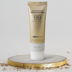 Next Beau Gold Solution Radiance BB Cream - Light Beige 50 ml - Thumbnail