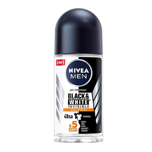 Nivea Men Black-White Invisible Roll On 50 ml