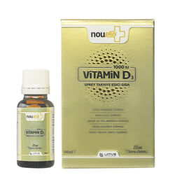 NouPlus Vitamin D3 1000 IU Sprey 20 ml - Thumbnail