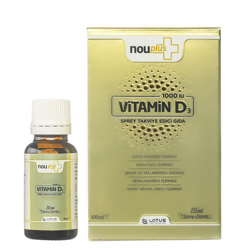 NouPlus Vitamin D3 1000 IU Sprey 20 ml