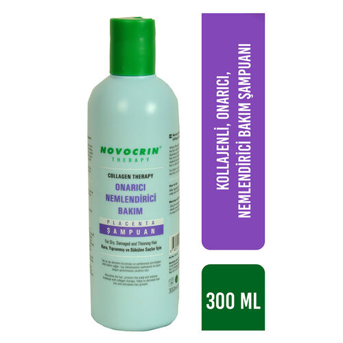 Novocrin Collagen Therapy Onarıcı Nemlendirici Şampuan 300 ml