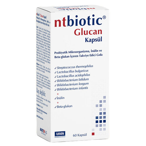 ntbiotic Glucan 60 Kapsül