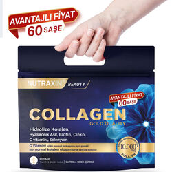 Nutraxin Collagen Gold Quality Hidrolize Kolajen 60 Saşe - Thumbnail