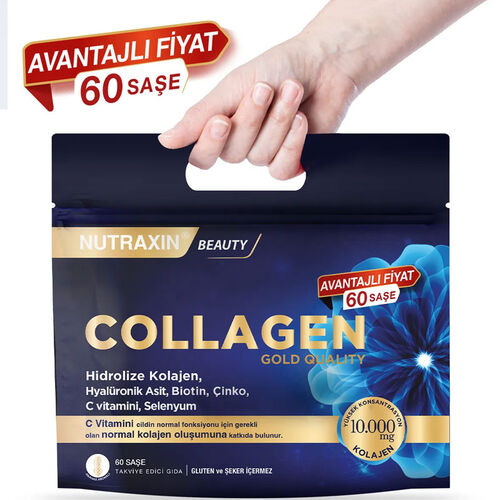 Nutraxin Collagen Gold Quality Hidrolize Kolajen 60 Saşe