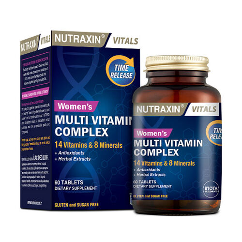 Nutraxin Womens Multi Vitamin Complex 60 Tablets