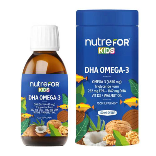 Nutrefor Kids DHA Omega-3 Takviye Edici Gıda 150 ml