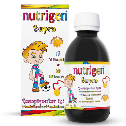 Nutrigen Supra Portakal Aromalı Şurup 200 ml