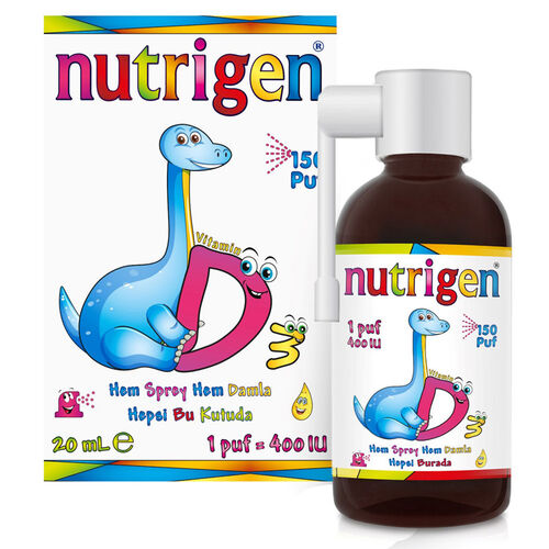 Nutrigen Vitamin D3 Sprey - Damla 20 ml