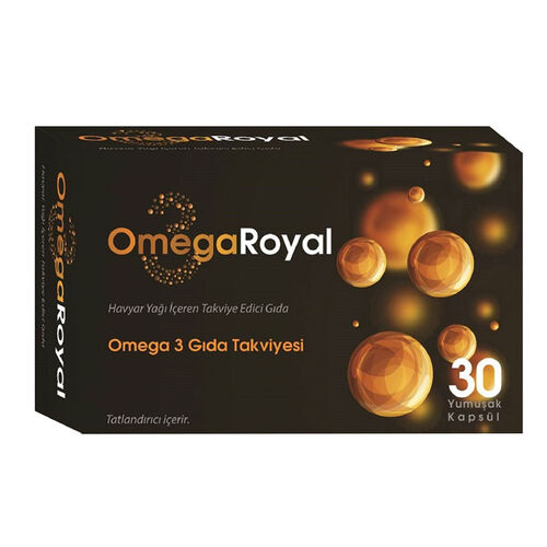 Omega Royal Omega 3 Takviye Edici Gıda 30 Yumuşak Kapsül