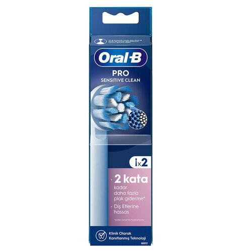 Oral-B Pro Sensitive Clean 2li Yedek Fırça Başlığı