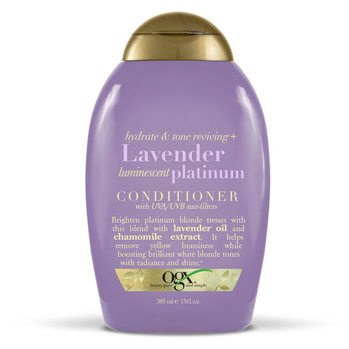 Organix Lavender Luminescent Platinum Conditioner 385ml