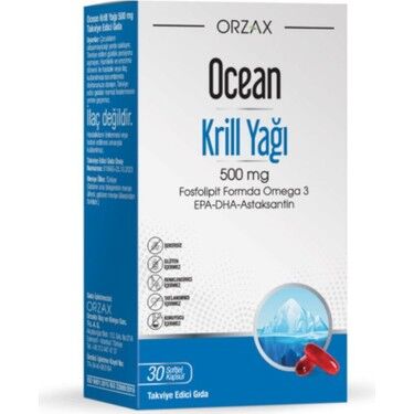 Orzax Ocean Krill Oil 30 Kapsül