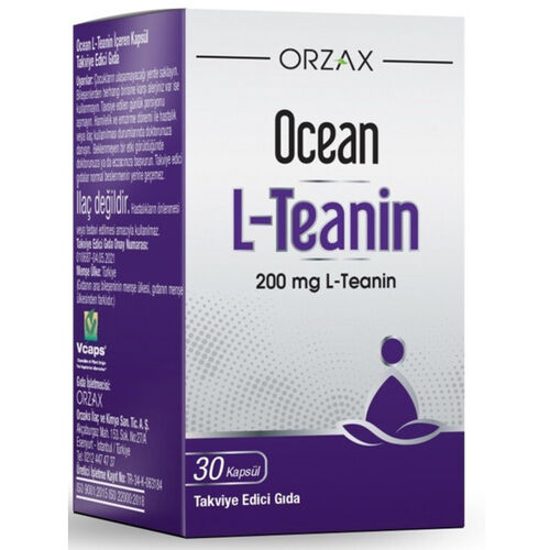 Orzax Ocean L-Teanin Takviye Edici Gıda 30 Kapsül