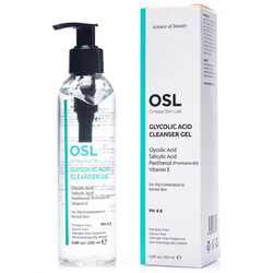 Osl Omega Skin Lab Glikolik Makyaj ve Yüz Temizleme Jeli 200 ml - Thumbnail