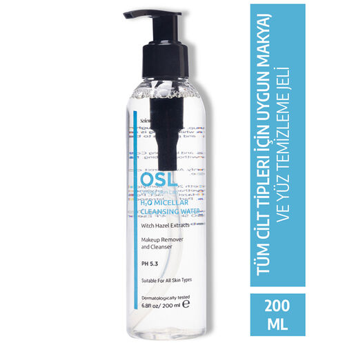 Osl Omega Skin Lab H2O Makyaj ve Yüz Misellar Temizleme Suyu 200 ml