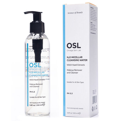 Osl Omega Skin Lab H2O Makyaj ve Yüz Misellar Temizleme Suyu 200 ml