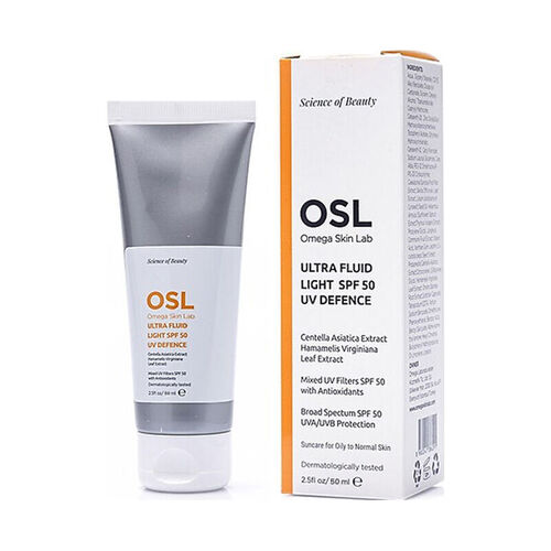 Osl Omega Skin Lab Ultra Fluid Light SPF 50+ UV Defence 50 ml