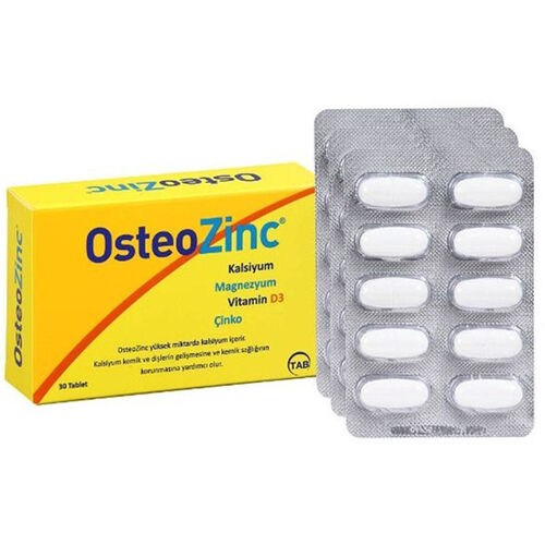 Osteozinc Takviye Edici Gıda 30 Tablet