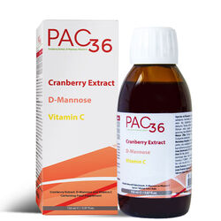 Pac 36 Cranberry Extract D-mannoz ve Vitamin C Takviye 150 ml - Thumbnail