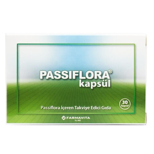 Passiflora Takviye Edici Gıda 30 Kapsül