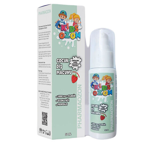 Pharmaozon Kids Ozone Florürlü Çocuk Diş Macunu 50 ml