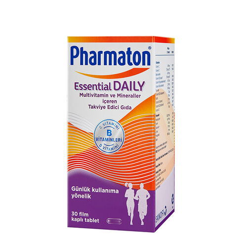 Pharmaton Essential Daily Takviye Edici Gıda 30 Film Kaplı Tablet