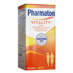 Pharmaton Vitality 30 Tablet - Takviye Edici Gıda - Thumbnail