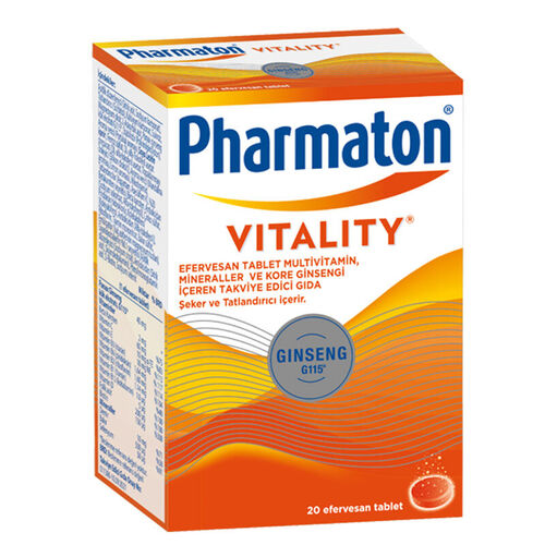 Pharmaton Vitality Ginseng 20 Efervesan Tablet