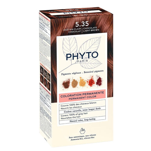 Phyto Phytocolor Bitkisel Saç Boyası 5.35 - Açık Kestane Dore Akaju Yeni Formül