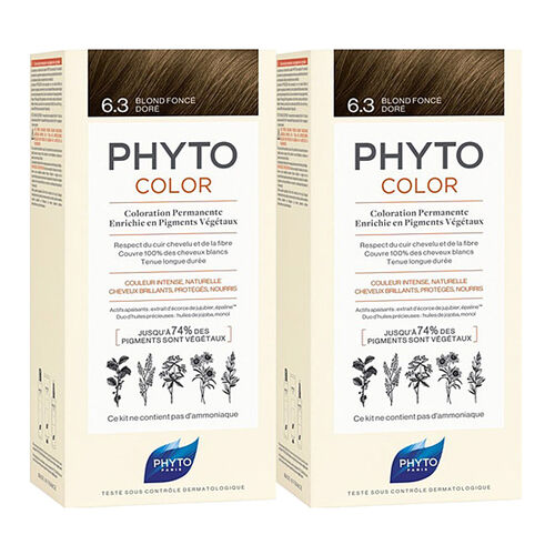 Phyto Phytocolor Bitkisel Saç Boyası 6.3 Koyu Kumral Dore - 2.si %40 İNDİRİMLİ