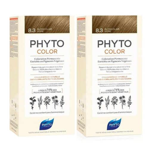 Phyto Phytocolor Bitkisel Saç Boyası 8.3 Sarı Dore - 2.si %40 İNDİRİMLİ
