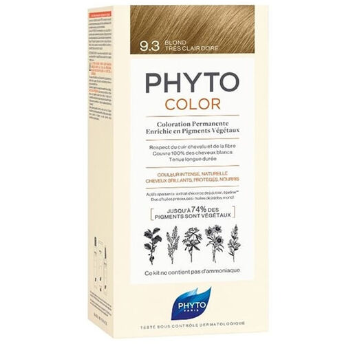 Phyto Phytocolor Bitkisel Saç Boyası 9.3 - Açık Sarı Dore Yeni Formül