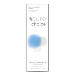Pure Choice Karma ve Yağlı Ciltler için Yüz Temizleme Jeli 400 ml - Thumbnail