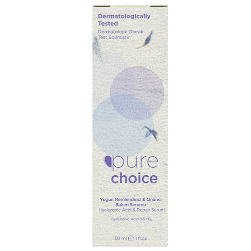 Pure Choice Yoğun Nemlendirici ve Onarıcı Bakım Serumu 30 ml